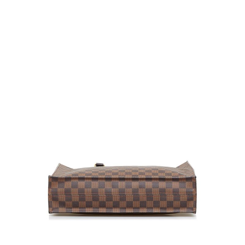 Louis Vuitton Damier Ebene Sac Plat (SHG-jiZN8H) - Image 3