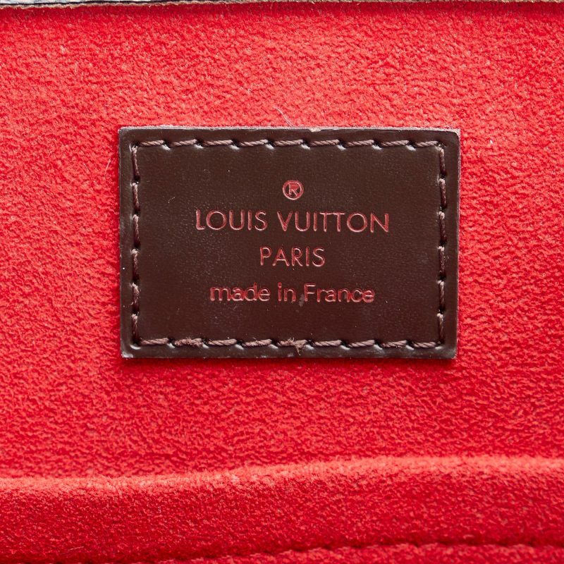 Louis Vuitton Damier Ebene Sac Plat (SHG-jiZN8H) - Image 6