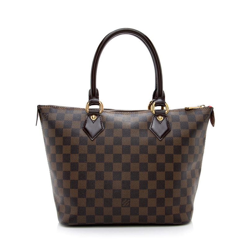 Louis Vuitton Damier Ebene Saleya PM Tote (SHF-16825) - Image 2