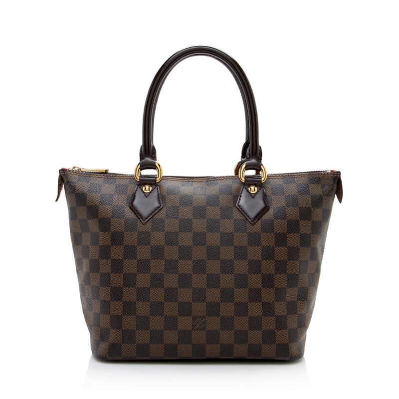 Louis Vuitton Damier Ebene Saleya PM Tote (SHF-16825) - Image 13