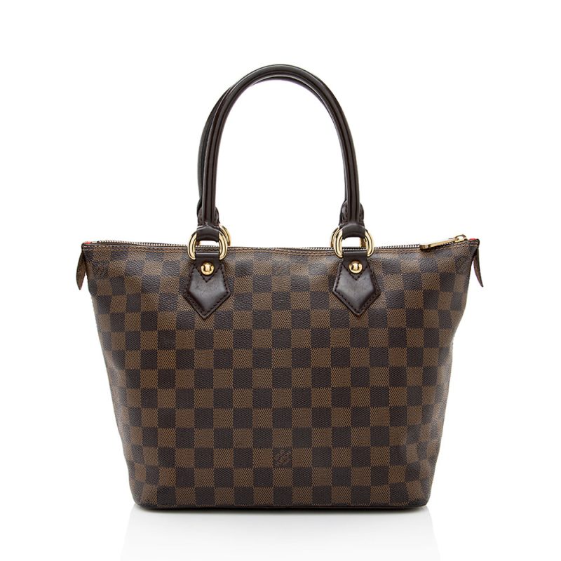 Louis Vuitton Damier Ebene Saleya PM Tote (SHF-18170) - Image 2