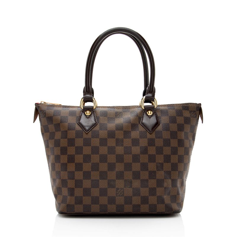 Louis Vuitton Damier Ebene Saleya PM Tote (SHF-18170) - Image 14