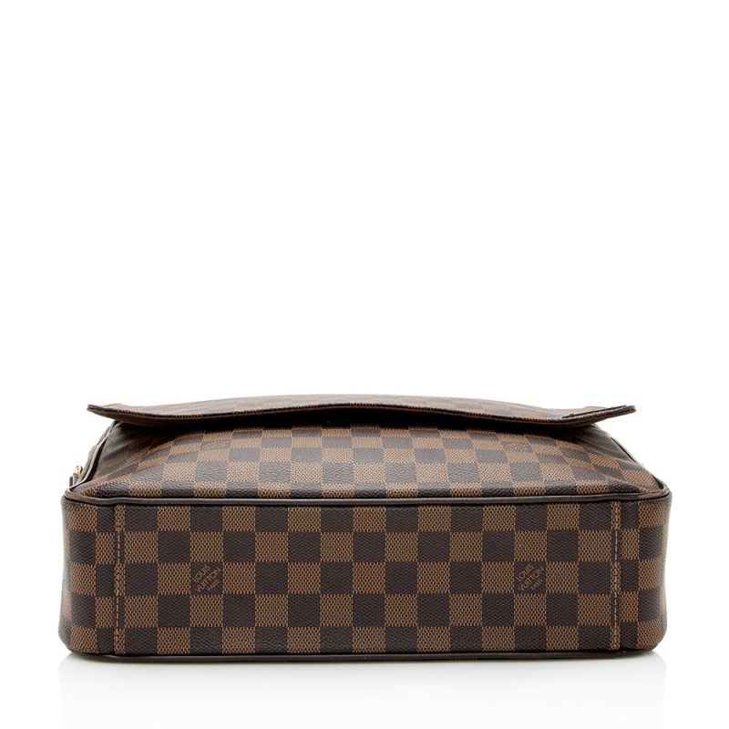 Louis Vuitton Damier Ebene Shelton MM Messenger Bag (SHF-21027) - Image 3