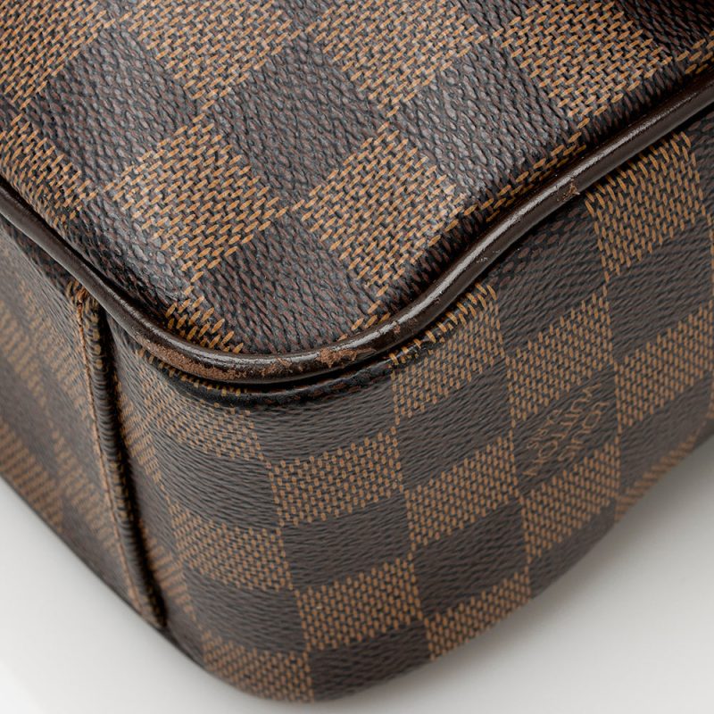 Louis Vuitton Damier Ebene Shelton MM Messenger Bag (SHF-21027) - Image 14