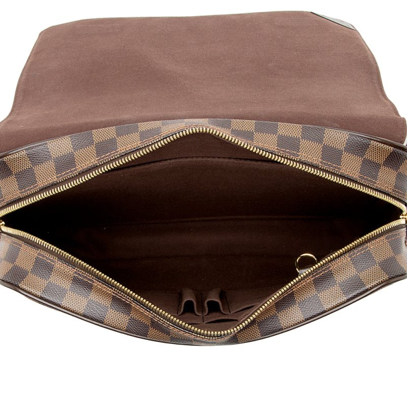 Louis Vuitton Damier Ebene Shelton MM Messenger Bag (SHF-21027) - Image 6