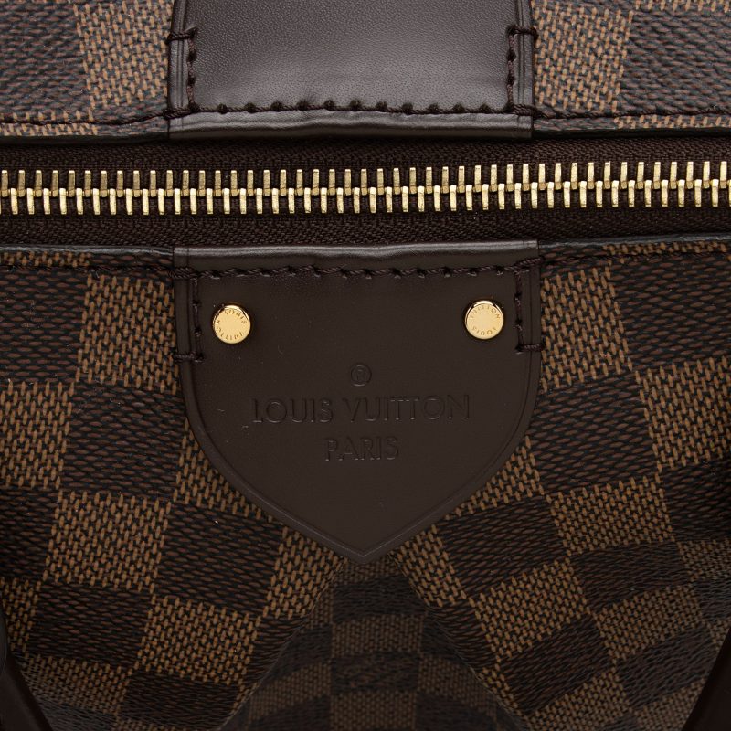 Louis Vuitton Damier Ebene Siena MM Satchel (SHF-nR9g3B) - Image 8
