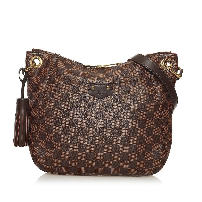 Louis Vuitton Damier Ebene South Bank Besace (SHG-34562) - Image 9