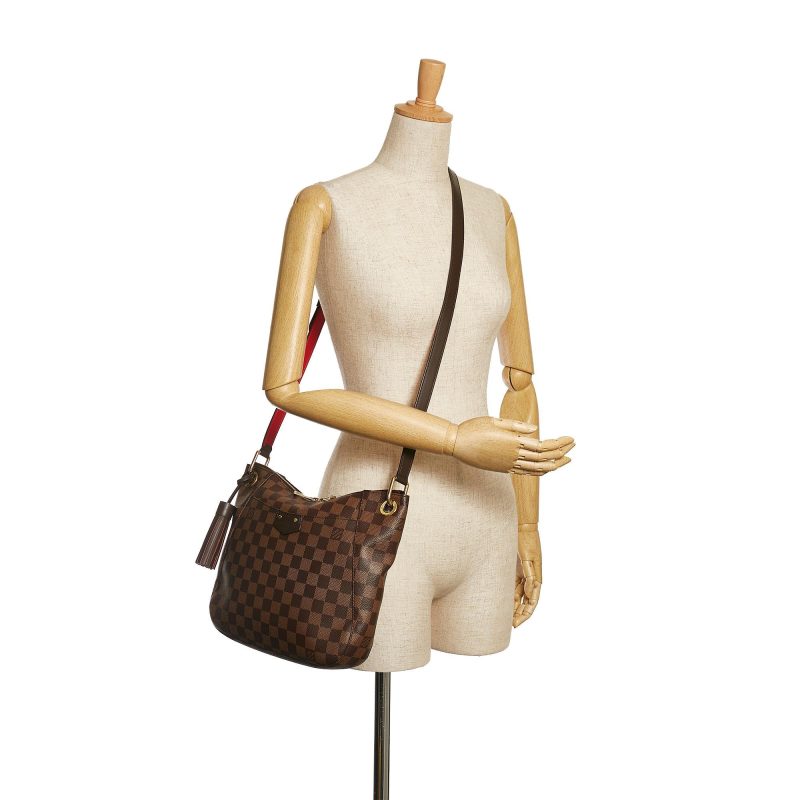 Louis Vuitton Damier Ebene South Bank Besace (SHG-34562) - Image 4