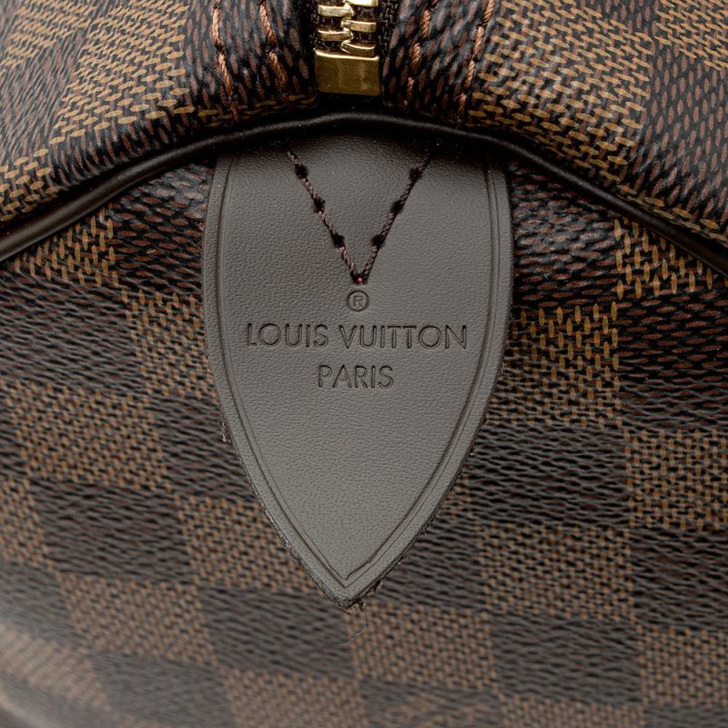 Louis Vuitton Damier Ebene Speedy 25 Satchel (SHF-21684) - Image 6