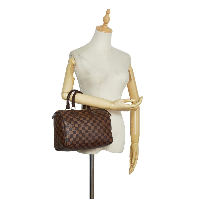 Louis Vuitton Damier Ebene Speedy 25 (SHG-CJr4Wy) - Image 4