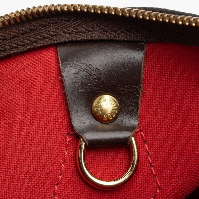 Louis Vuitton Damier Ebene Speedy 30 Satchel (SHF-nem96E) - Image 13