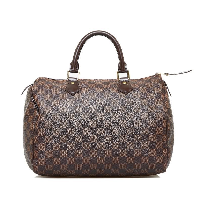 Louis Vuitton Damier Ebene Speedy 30 (SHG-p0ig8B) - Image 9