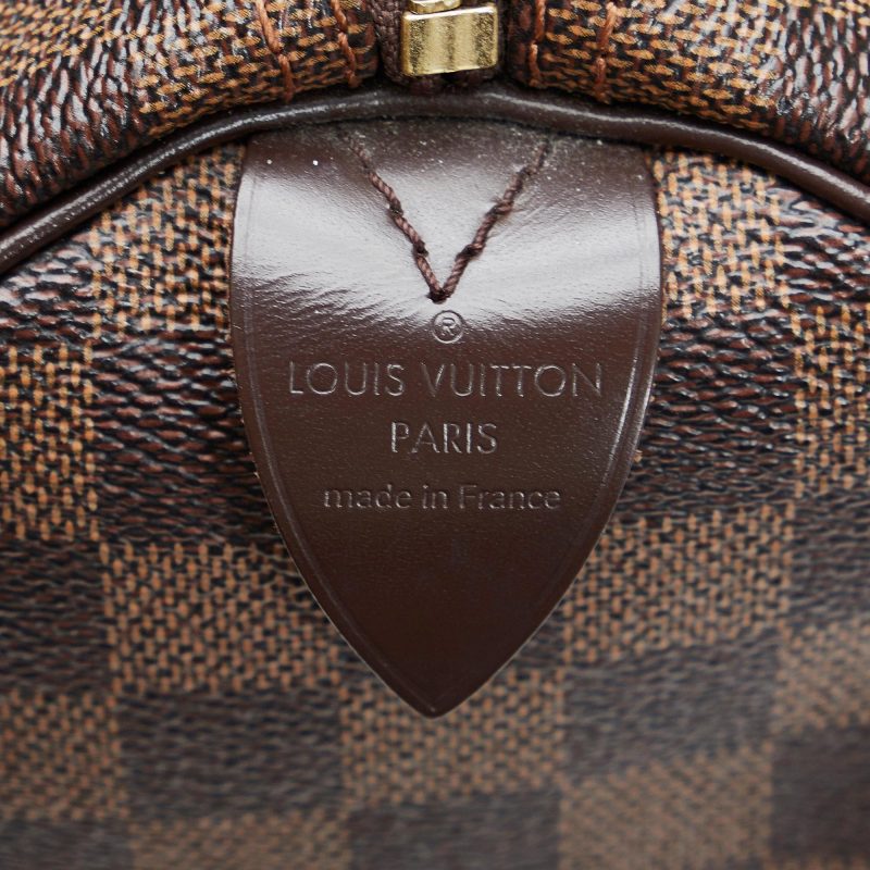 Louis Vuitton Damier Ebene Speedy 30 (SHG-p0ig8B) - Image 6