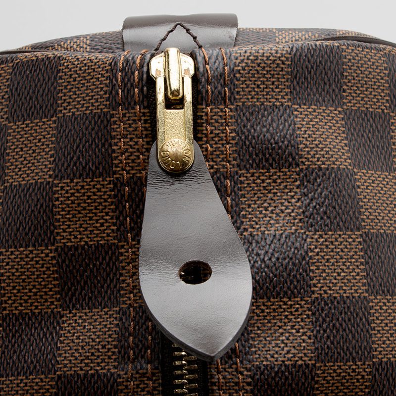 Louis Vuitton Damier Ebene Speedy 35 Satchel (SHF-21567) - Image 8