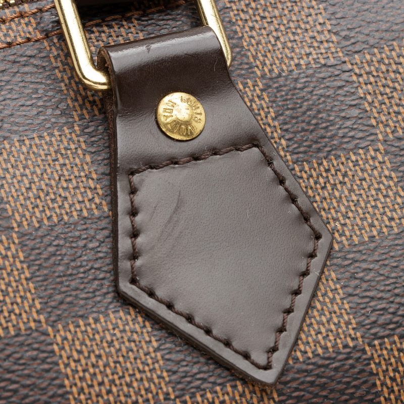 Louis Vuitton Damier Ebene Speedy 35 Satchel (SHF-22618) - Image 15