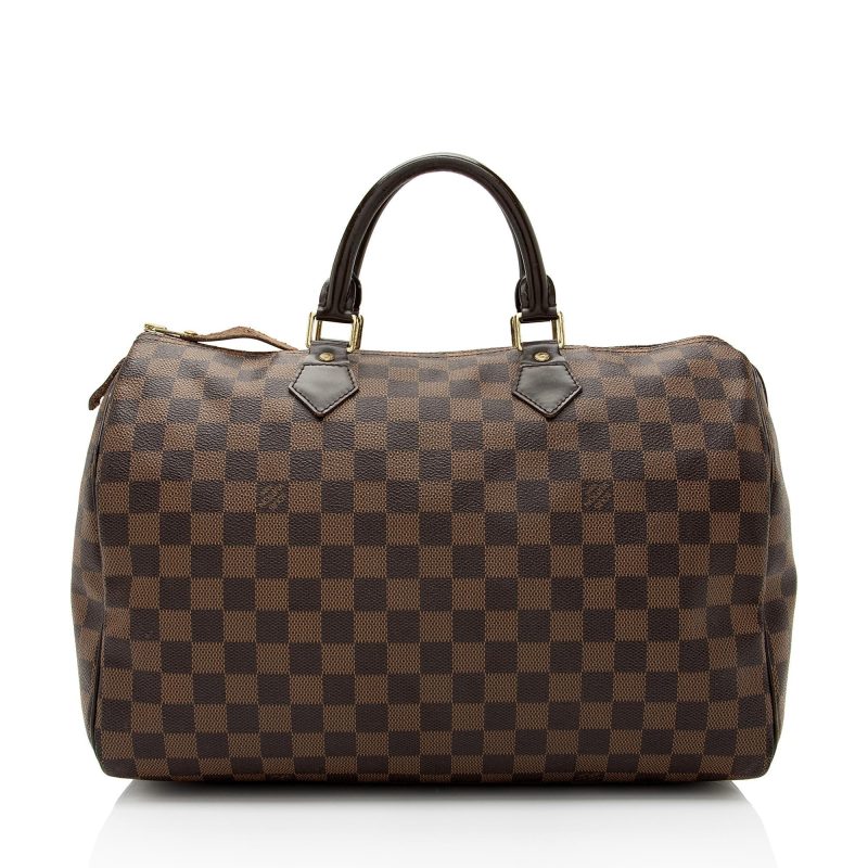 Louis Vuitton Damier Ebene Speedy 35 Satchel (SHF-ornY4j) - Image 2