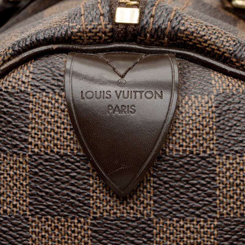 Louis Vuitton Damier Ebene Speedy 35 Satchel (SHF-ornY4j) - Image 7