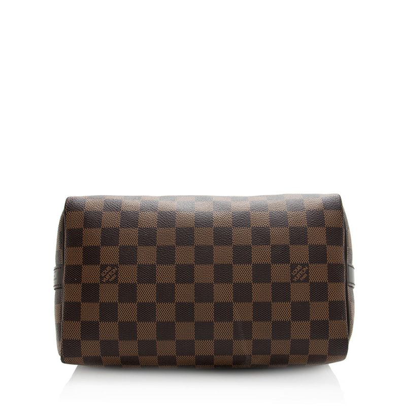 Louis Vuitton Damier Ebene Speedy Bandouliere 25 Satchel (SHF-20767) - Image 3