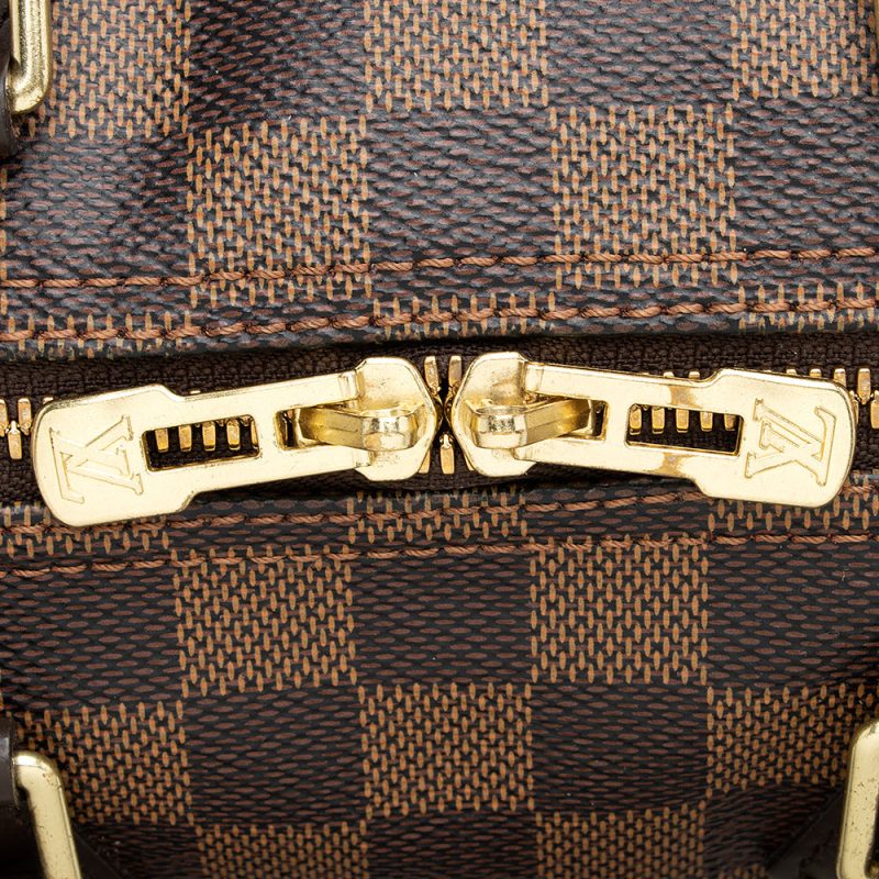 Louis Vuitton Damier Ebene Speedy Bandouliere 25 Satchel (SHF-20767) - Image 8