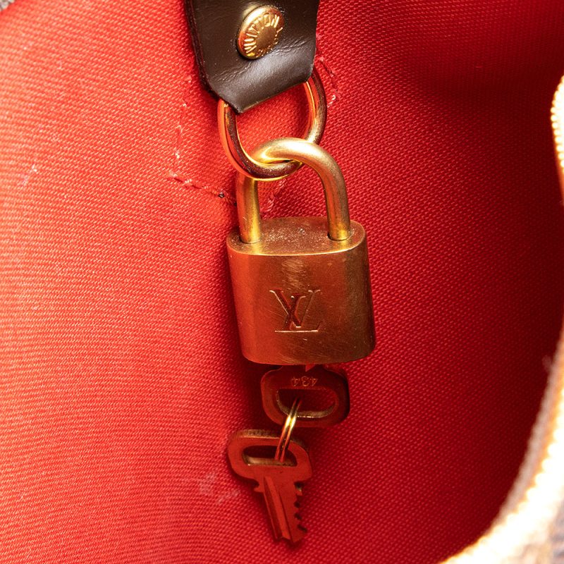 Louis Vuitton Damier Ebene Speedy Bandouliere 25 Satchel (SHF-20767) - Image 9