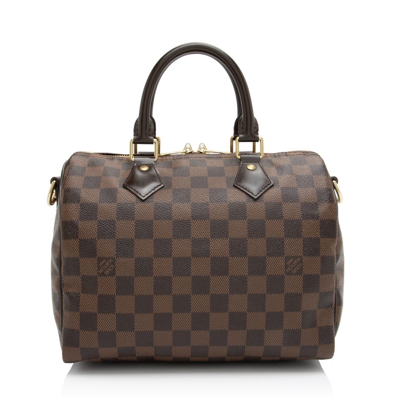 Louis Vuitton Damier Ebene Speedy Bandouliere 25 Satchel (SHF-aX43Y9) - Image 2