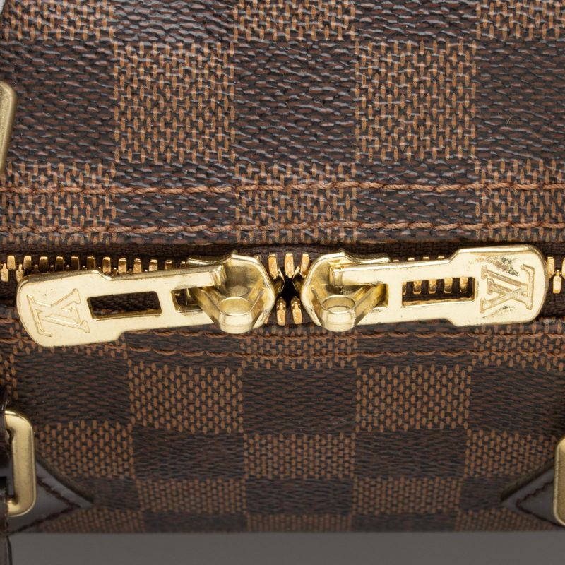 Louis Vuitton Damier Ebene Speedy Bandouliere 25 Satchel (SHF-aX43Y9) - Image 8