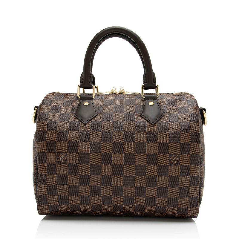 Louis Vuitton Damier Ebene Speedy Bandouliere 25 Satchel (SHF-G4jOep) - Image 2
