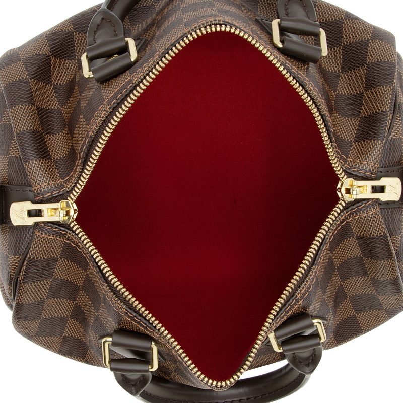 Louis Vuitton Damier Ebene Speedy Bandouliere 25 Satchel (SHF-G4jOep) - Image 5
