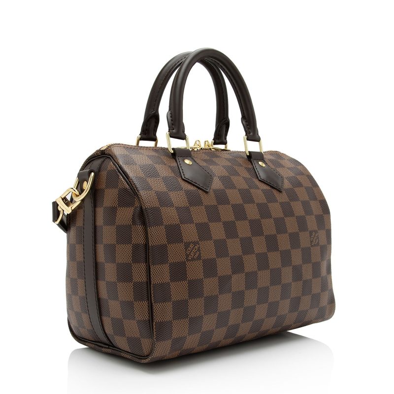 Louis Vuitton Damier Ebene Speedy Bandouliere 25 Satchel (SHF-G4jOep)