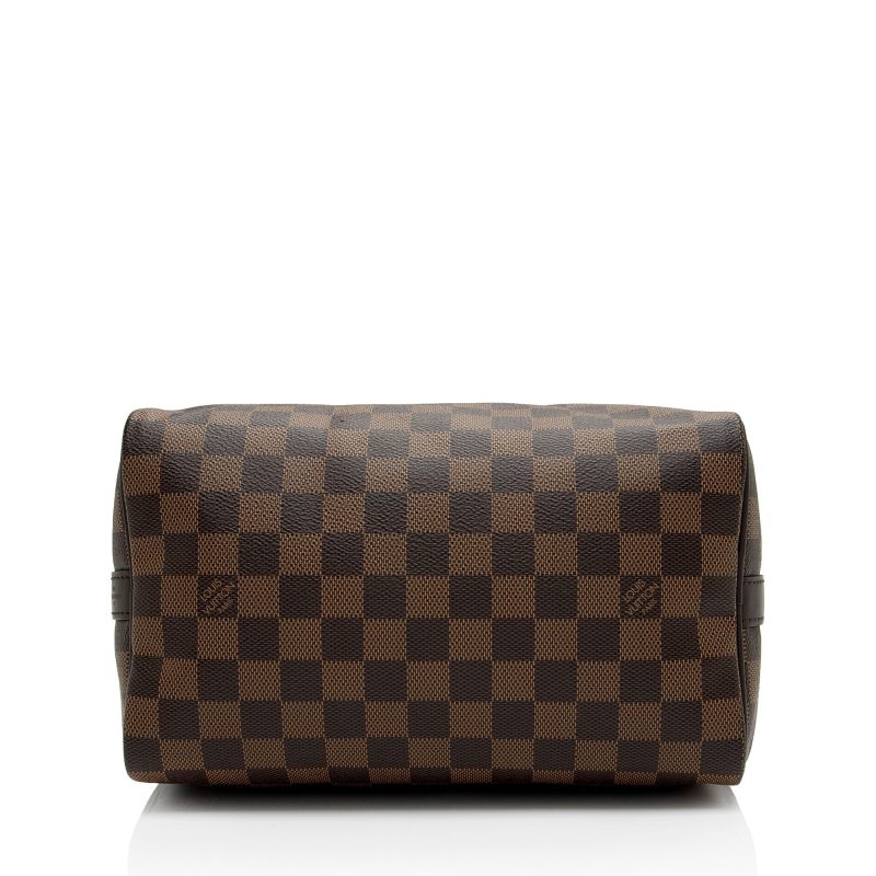 Louis Vuitton Damier Ebene Speedy Bandouliere 25 Satchel (SHF-El704A) - Image 3