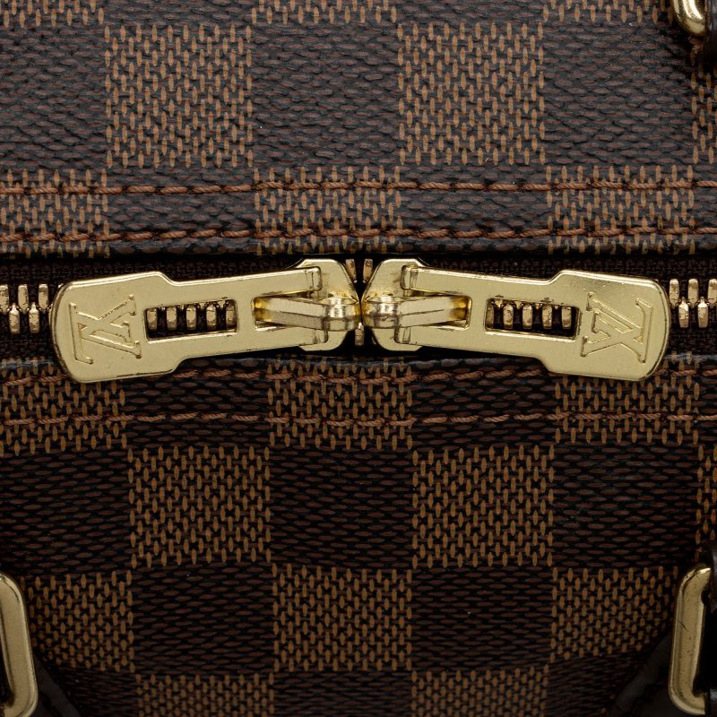 Louis Vuitton Damier Ebene Speedy Bandouliere 25 Satchel (SHF-El704A) - Image 8