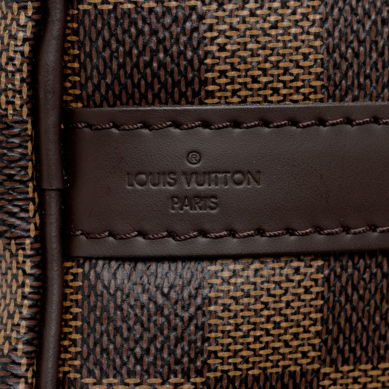 Louis Vuitton Damier Ebene Speedy Bandouliere 25 Satchel (SHF-El704A) - Image 7