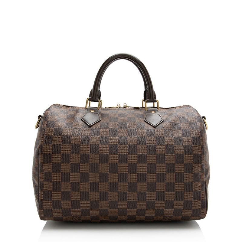 Louis Vuitton Damier Ebene Speedy Bandouliere 30 Satchel (SHF-21943) - Image 2