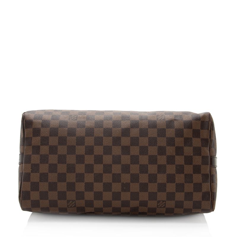 Louis Vuitton Damier Ebene Speedy Bandouliere 35 Satchel (SHF-20751) - Image 3