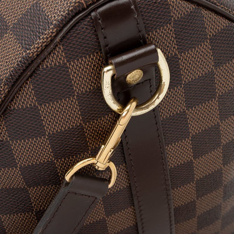 Louis Vuitton Damier Ebene Speedy Bandouliere 35 Satchel (SHF-20751) - Image 11