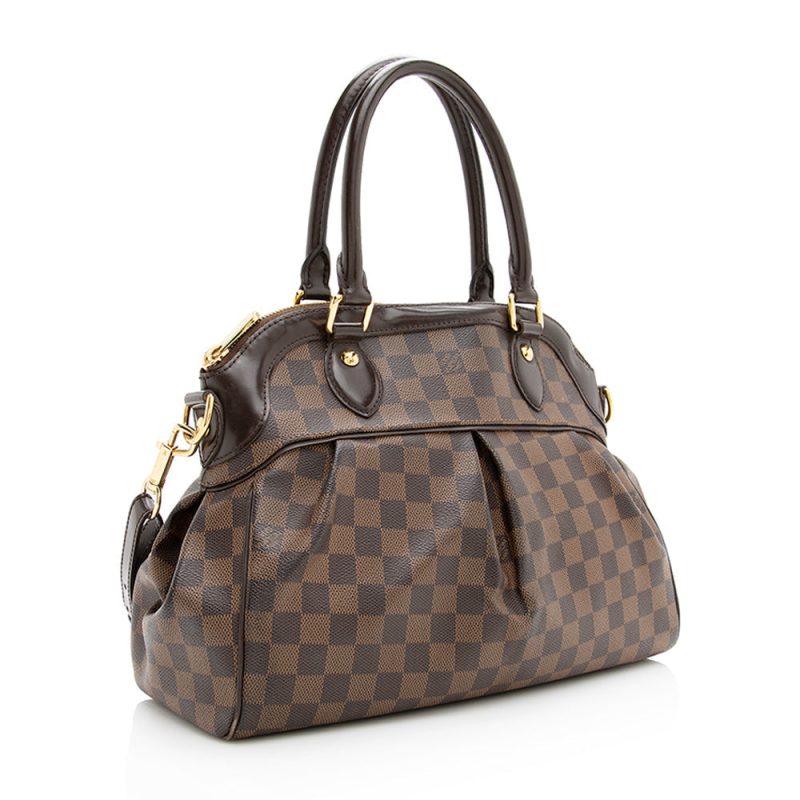 Louis Vuitton Damier Ebene Trevi PM Satchel (SHF-19000)