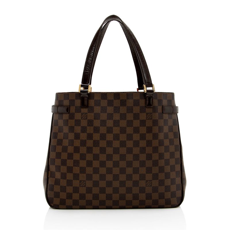 Louis Vuitton Damier Ebene Uzes Tote (SHF-16267) - Image 2