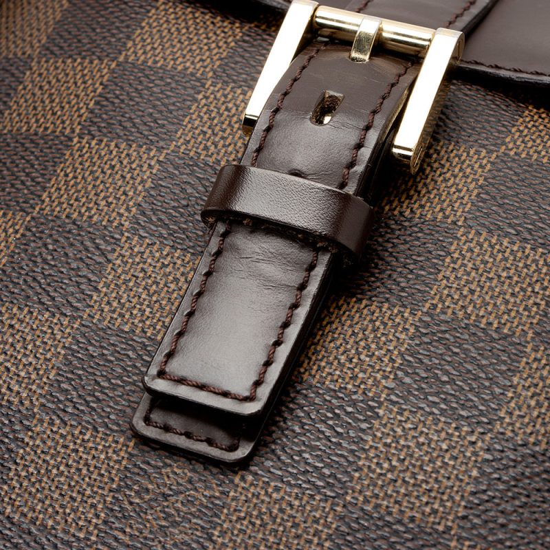 Louis Vuitton Damier Ebene Uzes Tote (SHF-16267) - Image 8