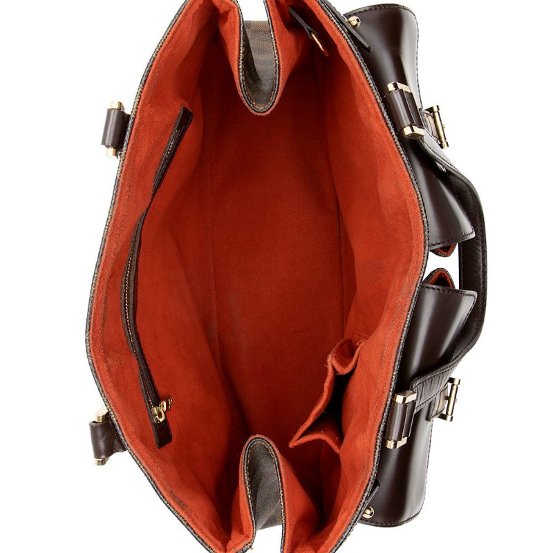 Louis Vuitton Damier Ebene Uzes Tote (SHF-16267) - Image 6