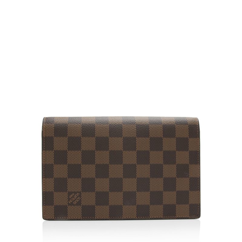 Louis Vuitton Damier Ebene Vavin Chain Wallet (SHF-Q7lkzh) - Image 2
