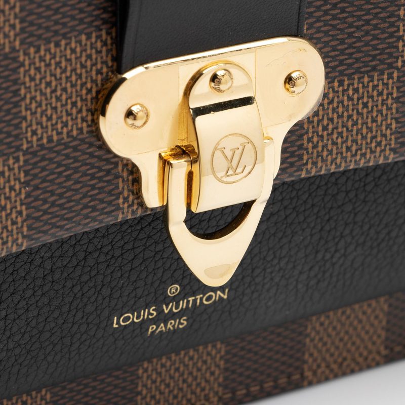 Louis Vuitton Damier Ebene Vavin Chain Wallet (SHF-Q7lkzh) - Image 13