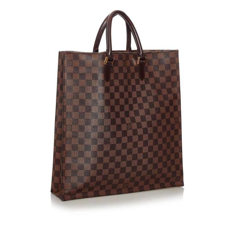 Louis Vuitton Damier Ebene Venice Sac Plat (SHG-33413)