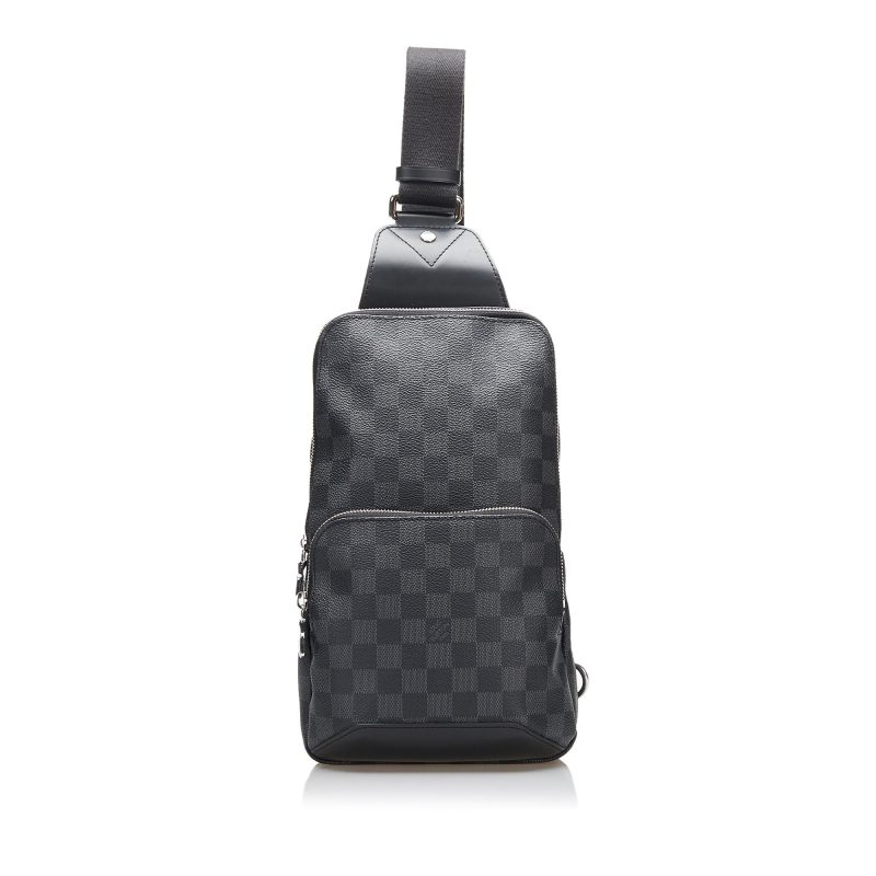 Louis Vuitton Damier Graphite Avenue Sling (SHG-37055) - Image 9