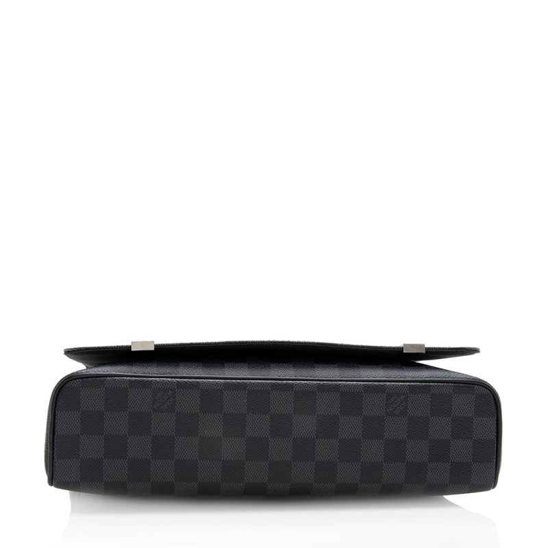 Louis Vuitton Damier Graphite District MM Messenger Bag (SHF-19605) - Image 3