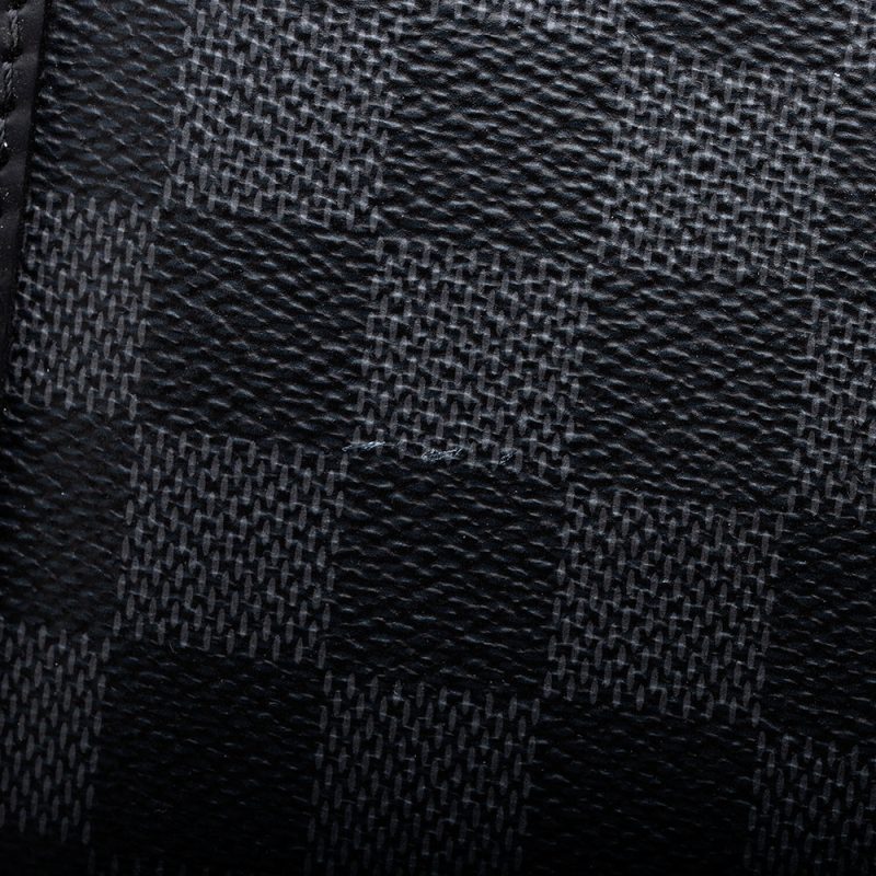 Louis Vuitton Damier Graphite Keepall Bandouliere 55 Duffel Bag (SHF-18775) - Image 10