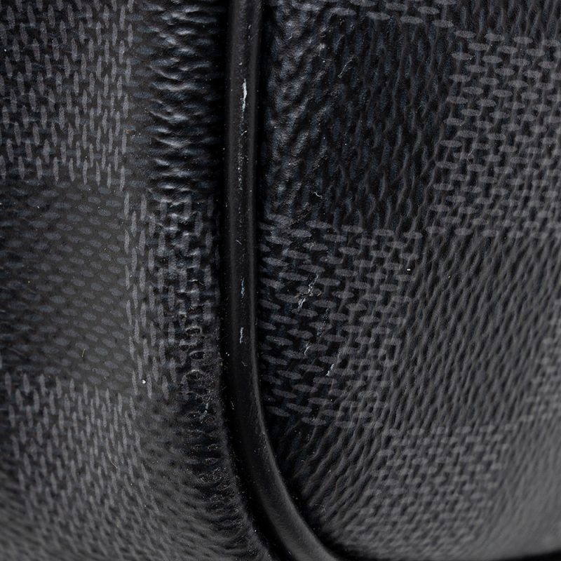 Louis Vuitton Damier Graphite Keepall Bandouliere 55 Duffel Bag (SHF-18775) - Image 11