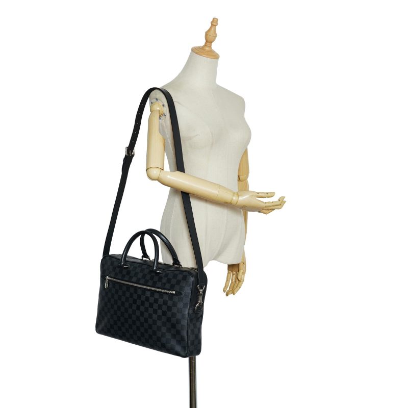 Louis Vuitton Damier Graphite Porte Documents Business PM (SHG-ptozKf) - Image 10