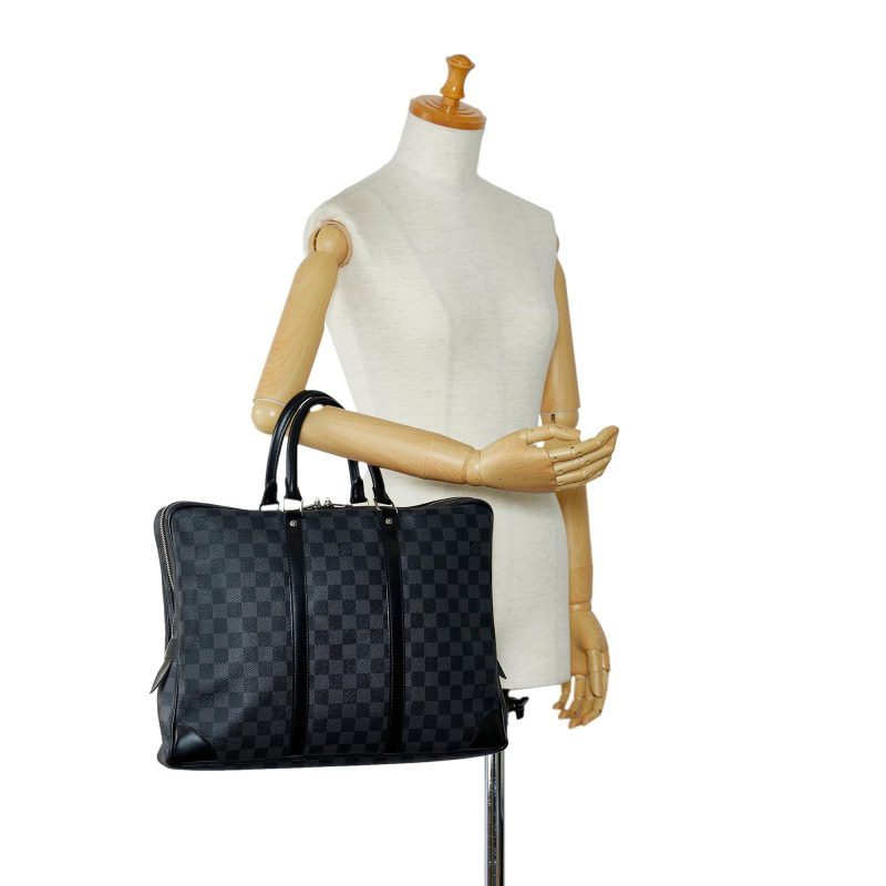 Louis Vuitton Damier Graphite Porte Documents Voyage PM (SHG-rllWo9) - Image 4