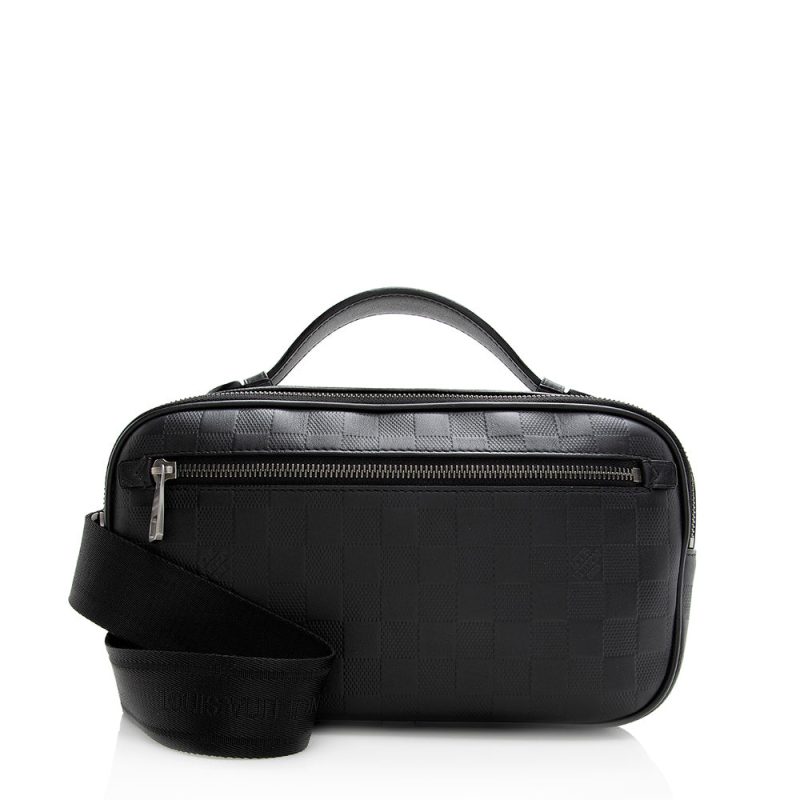 Louis Vuitton Damier Infini Leather Ambler Belt Bag (SHF-21168) - Image 10