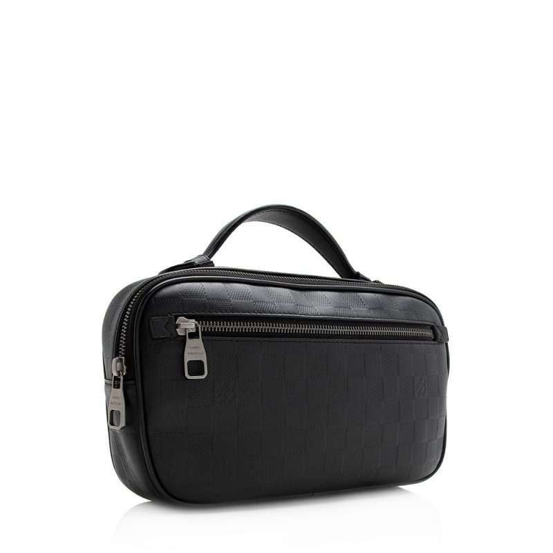 Louis Vuitton Damier Infini Leather Ambler Belt Bag (SHF-21168)